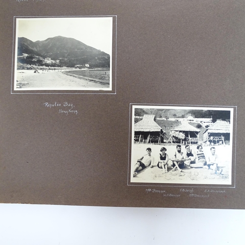 76 - 3 various photograph albums, including holiday snaps to Lucerne August 1930, Luxembourg City 1934, o... 