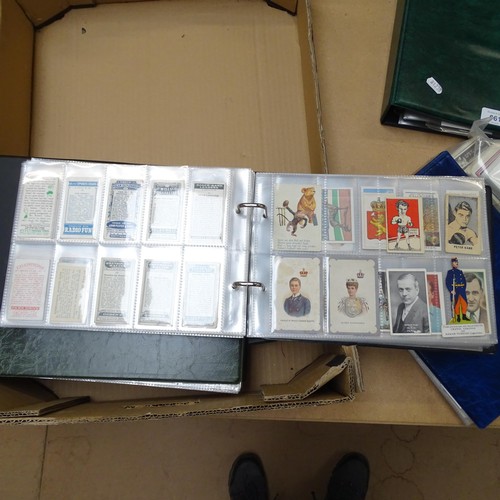 663 - A large quantity of incomplete sets of cigarette trading cards, various sets including John Player &... 