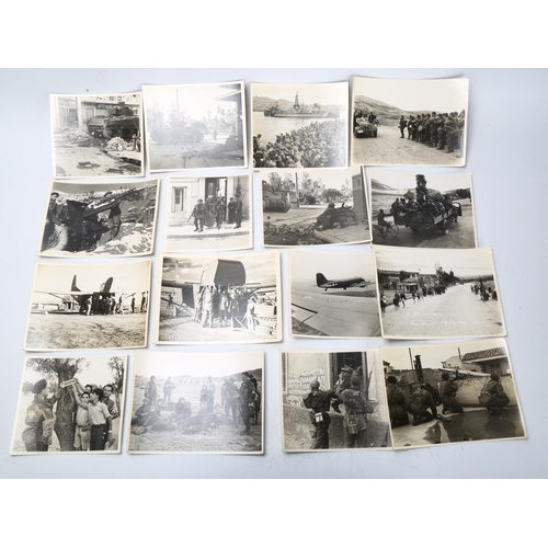 125 - A group of approximately 200 Second World War Period photographs from the liberation of Greece, incl... 