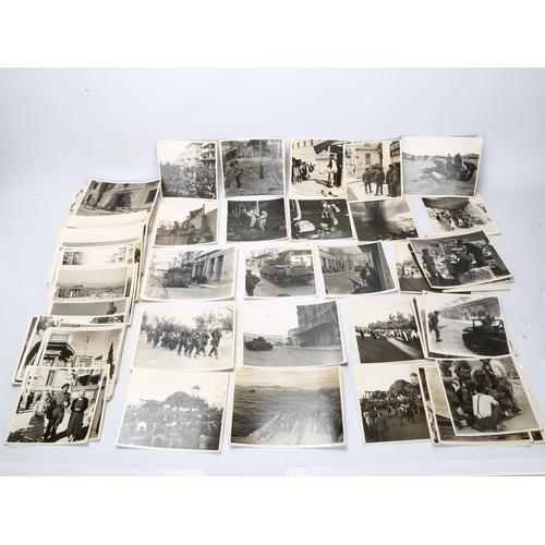 125 - A group of approximately 200 Second World War Period photographs from the liberation of Greece, incl... 