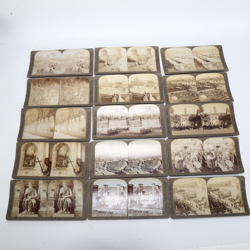 79 - Italy Through The Stereoscope stereoview cards and Holmes Bates type viewer, by Underwood & Underwoo... 