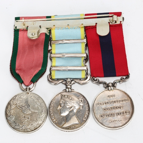 142 - A Distinguished Conduct Medal group awarded to 3033 Col.R Sergt J McDonald 28th Regiment, including ... 