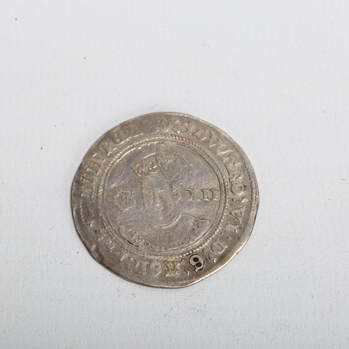 155 - An Edward VI silver shilling, dia 32.7, 6g