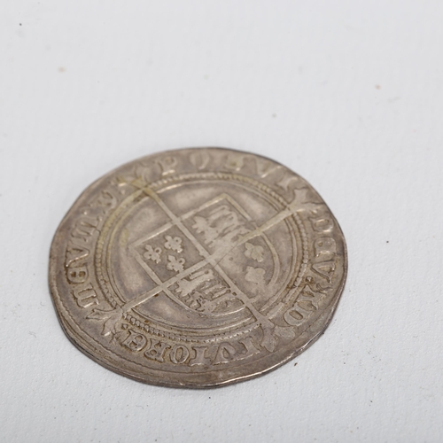 155 - An Edward VI silver shilling, dia 32.7, 6g