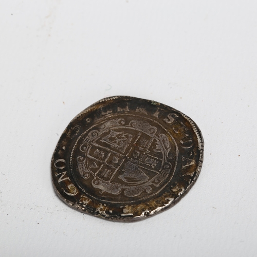 156 - A Charles I silver half-crown, 33.5mm, 15.2g