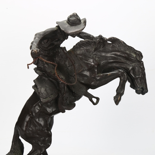 187 - A 20th century bronze sculpture 