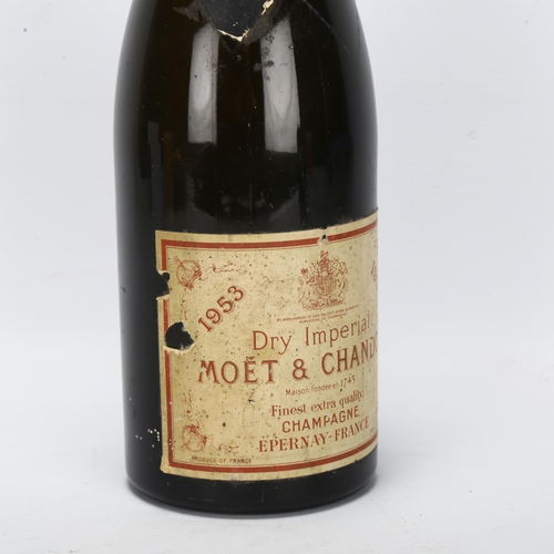 204 - A bottle of 1953 Moet & Chandon Dry Imperial Champagne