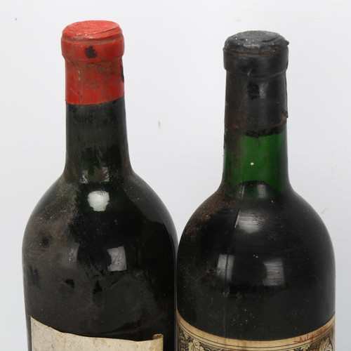 219 - 2 bottles of red wine, 1959 Chateau la Gravette, Premieres Cotes for The Wine Society and a bottle o... 