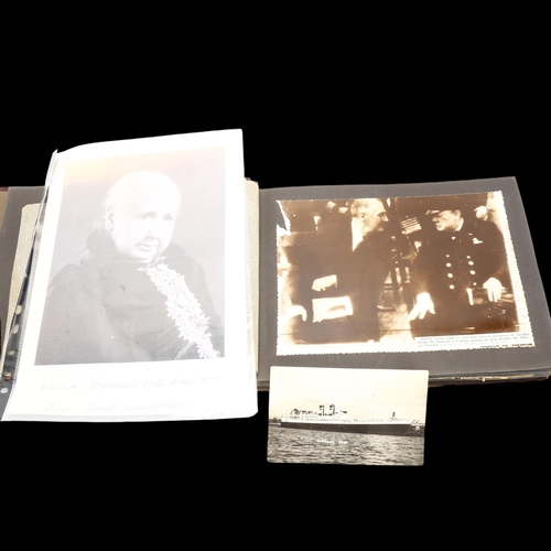 236 - A World War II photo album, documenting the meeting of Franklin D Roosevelt and Sir Winston Churchil... 