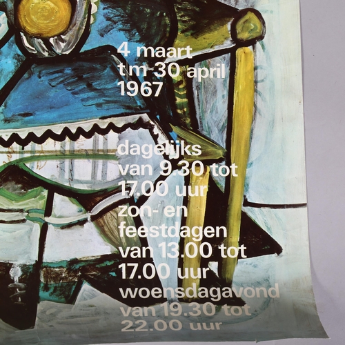 503 - A 1967 Picasso exhibition poster for the Stedelijk Museum, Amsterdam, 95 x64cm