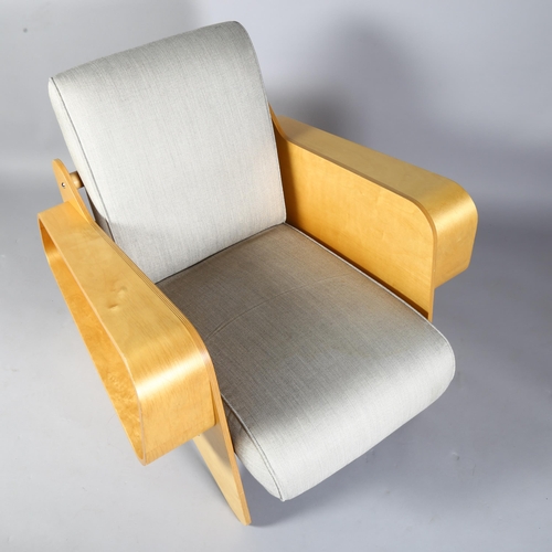 509 - Marcel Breuer, a Ventris lounge chair in birch ply made by Windmill Furniture for Isokon Plus, with ... 