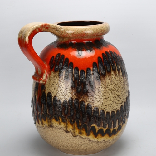 436 - A West German Lava vase, Scheurich 484-30, height 30cm