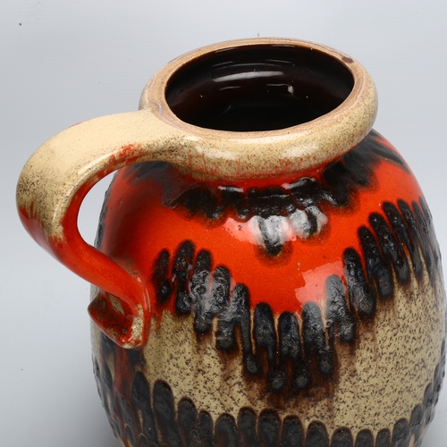 436 - A West German Lava vase, Scheurich 484-30, height 30cm