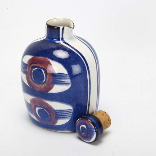 459 - Inge-Lise Koefoed for Royal Copenhagen, a Tenera range faience oil jar, makers marks to basem Nr 154... 