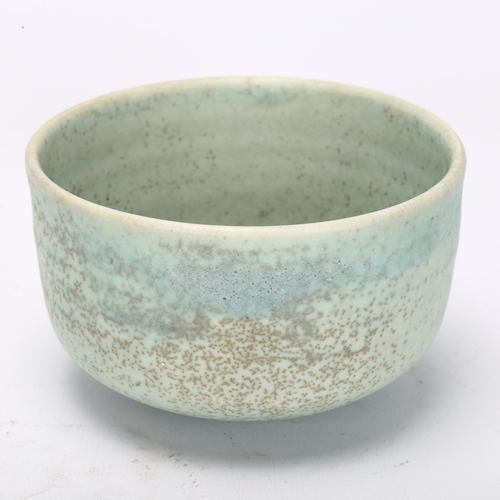 478 - Emmanuel Cooper (1938-2012) a studio porcelain bowl with impressed seal marks, diameter 12cm