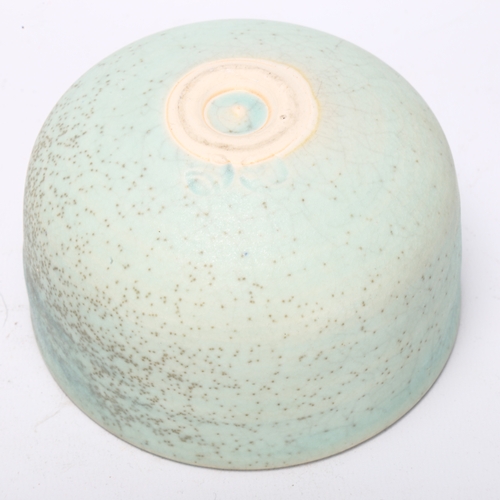 478 - Emmanuel Cooper (1938-2012) a studio porcelain bowl with impressed seal marks, diameter 12cm