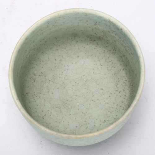 478 - Emmanuel Cooper (1938-2012) a studio porcelain bowl with impressed seal marks, diameter 12cm