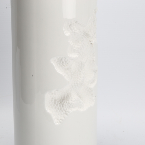 481 - Dan Asram - Snarkitecture for 1882 Ltd, a Positive cylinder vase, makers marks to base, height 30.5c... 