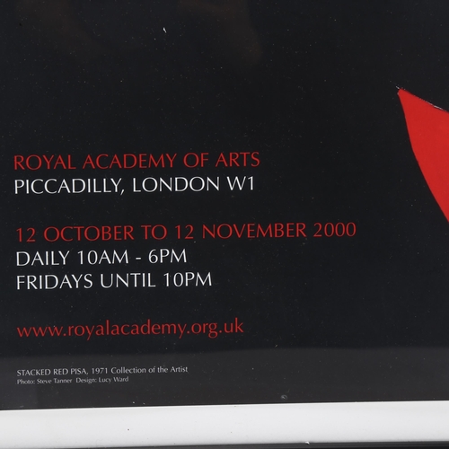 498 - Sir Terry Frost, a signed poster for the Six Decades exhibition, Royal Academy 2000, framed, poster ... 