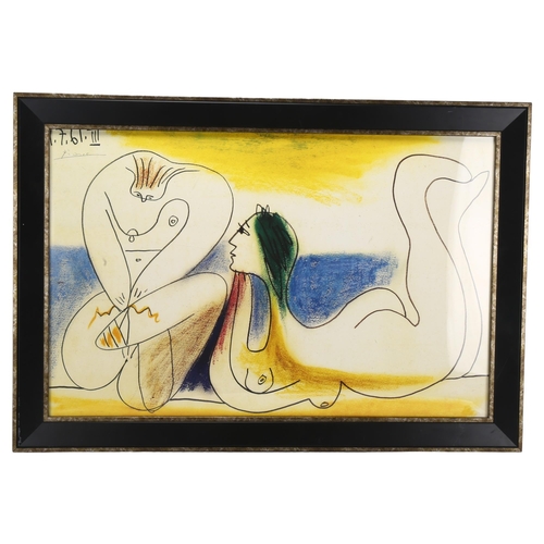 502 - A photographic print of Pablo Picasso 