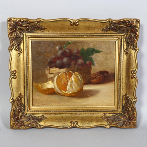 609 - Freda Marston (1895 -1949) Still Life, oil on canvas, signed lower left, 20cm x 25cm, framed (unglaz... 