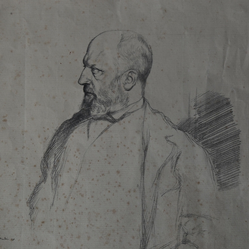 618 - William Rothenstein (1872-1945) lithograpgh print of Henry James from original 1898 sketch, sheet si... 