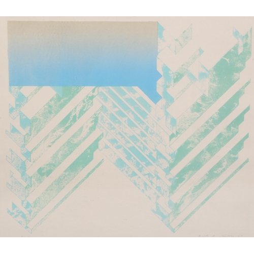 654 - Keith Milow (British b.1945), abstract composition (artist's proof), signed and dated 'Keith A Milow... 