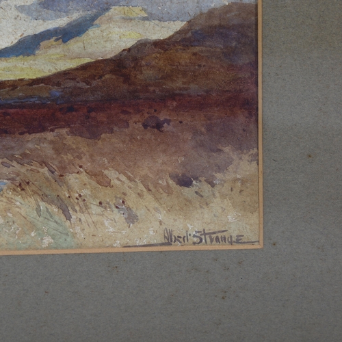 754 - Albert Strange (1855-1917), watercolour, Highland landscape, 35cm x 24cm, signed, framed