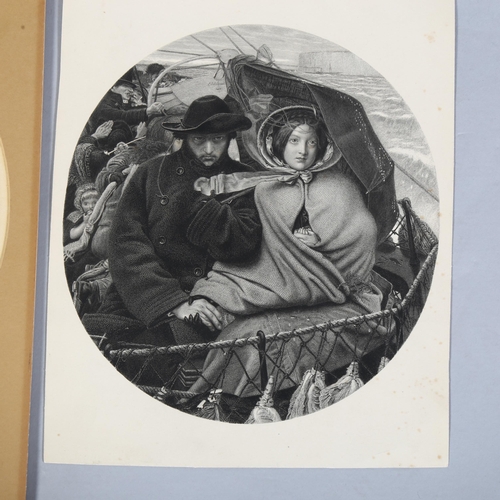 787 - **WITHDRAWN** - Ford Madox Brown (1821-1893), a preparatory study for 'The Last of England', mixed m... 