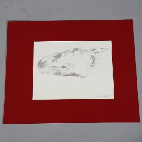 795 - Elizabeth Frink, 'Horse's Head', lithograph, 1970, 26cm x 20cm, unframed.