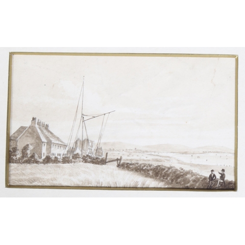 817 - Lieutenant James Rouse (English, circa 1820), three 19th century watercolours, all views of Sussex. ... 