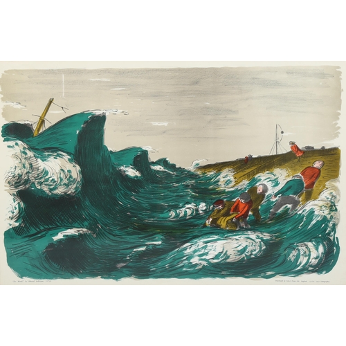 826 - Edward Ardizzone (British 1900-1979), 'The Wreck', original lithograph for a series of school prints... 