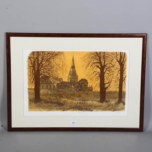 837 - Robert Tavener (British 1920-2004) 'Chichester', lithograph, , an edition of 24/50, signed bottom ri... 