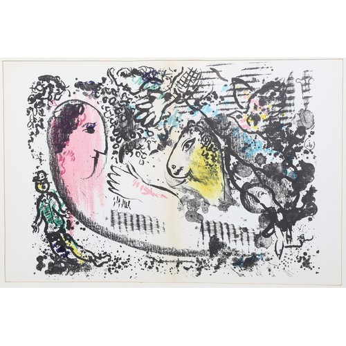 825 - ** Description change** Marc Chagall 'Reverie', original lithograph, with another manner of Chagall ... 