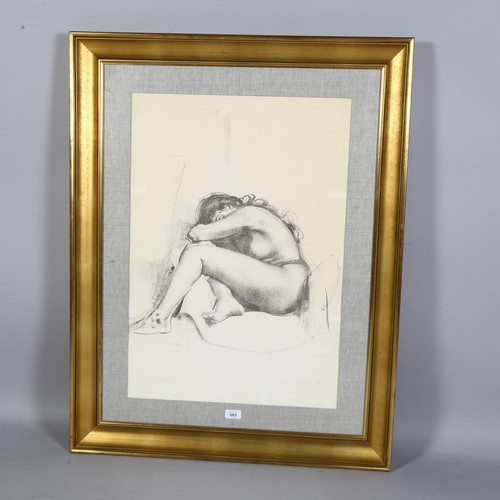 685 - Pietro Annigoni (1910-1988), a signed print of female nude, 72cm x 48cm, framed