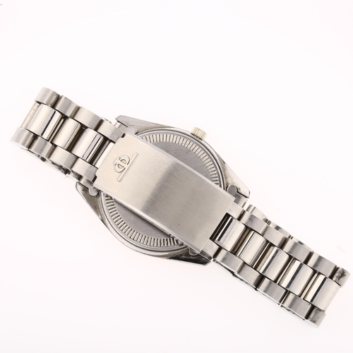 1007 - BAUME & MERCIER - a Vintage stainless steel Baumatic Micro Rotor automatic bracelet watch, ref. 1185... 