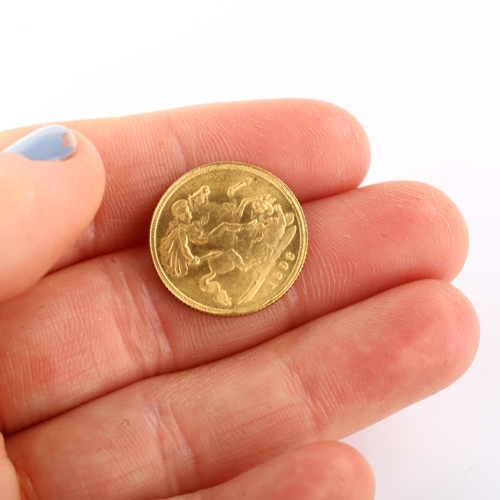 1325 - A Queen Victoria 1896 gold half sovereign coin, 3.9g