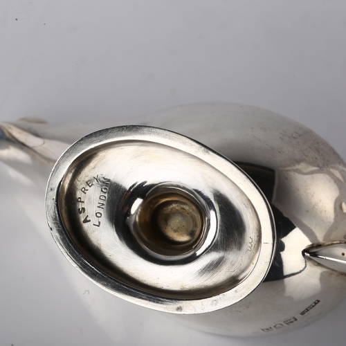 1533 - ASPREY - an Art Deco George V novelty silver Aladdin's oil lamp, by Asprey & Co Ltd, hallmarks Londo... 