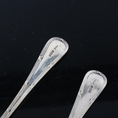 1576 - A pair of George V silver sauce ladles, by James Dixon & Sons Ltd, hallmarks Sheffield 1929, length ... 