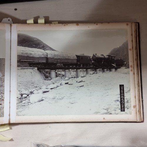 283 - An Early 20th century photo album of the construction of the Peking-Kalgan railway by Imperial Railw... 