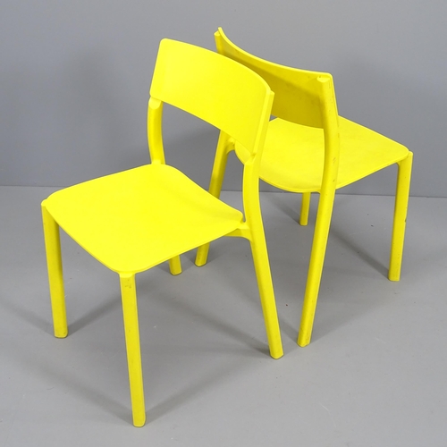 2072 - A set of four IKEA Janinge stacking chairs