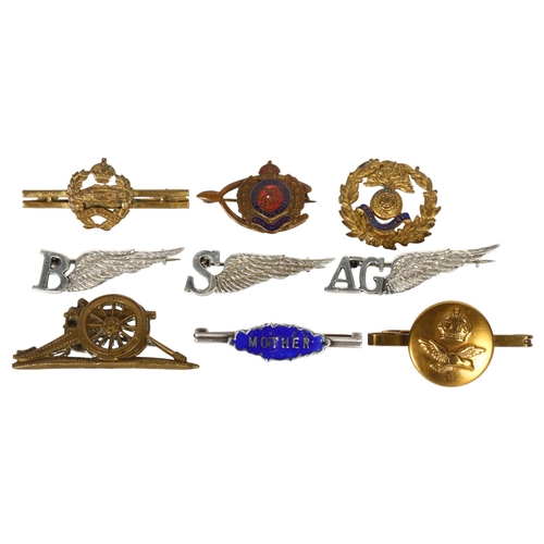 106 - Various sweetheart and other military badges