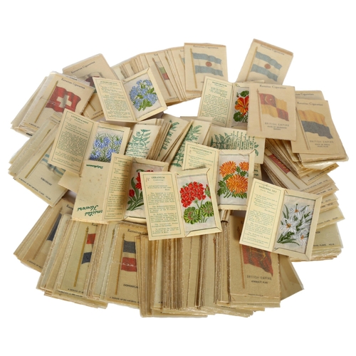 146 - A collection of Kensitas silk cigarette cards