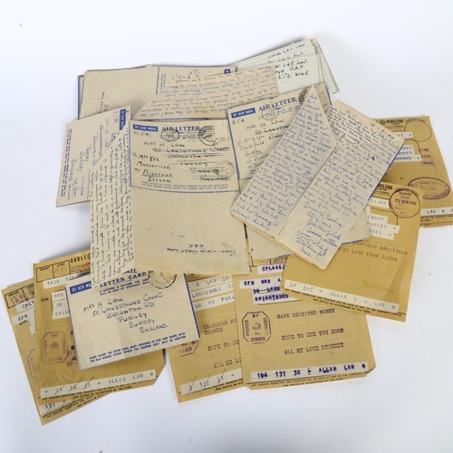 148 - A very interesting collection of Second World War Cable and Wireless telegrams, together with a coll... 