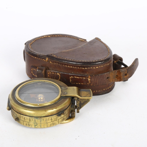 170 - A First World War military compass, Verner's Patent, dated 1918, no. 148188,  Pointer missing