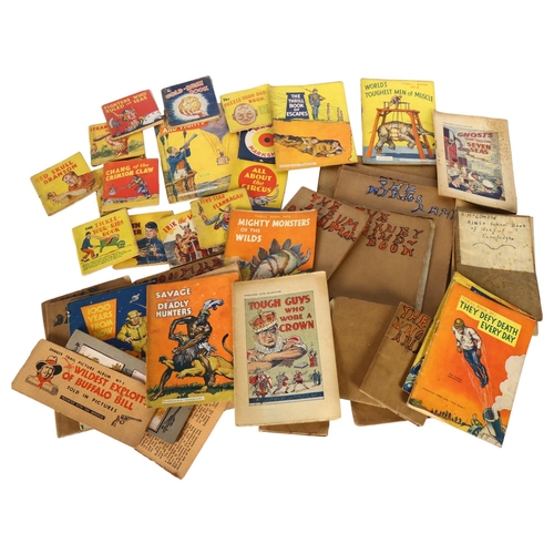 77 - A collection of Vintage adventure vest pocket books etc