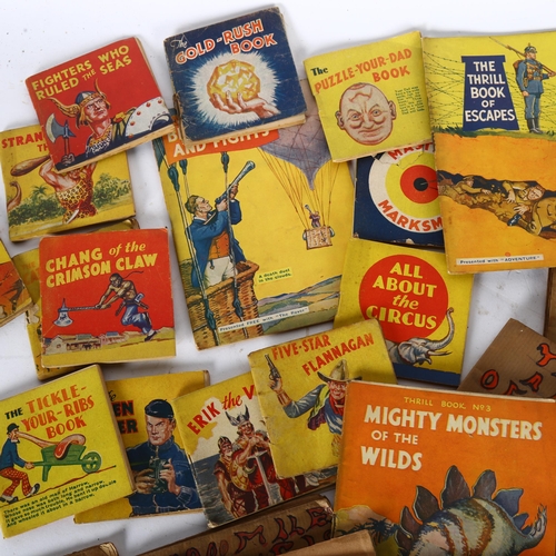 77 - A collection of Vintage adventure vest pocket books etc