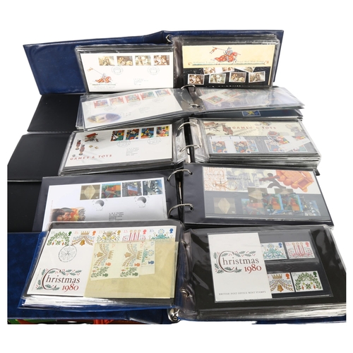 81 - A large quantity of First Day Covers (including 11 albums), loose stamps, reference book etc