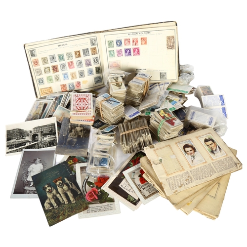 85 - A collection of loose cigarette cards, including Cries of London, botanical etc