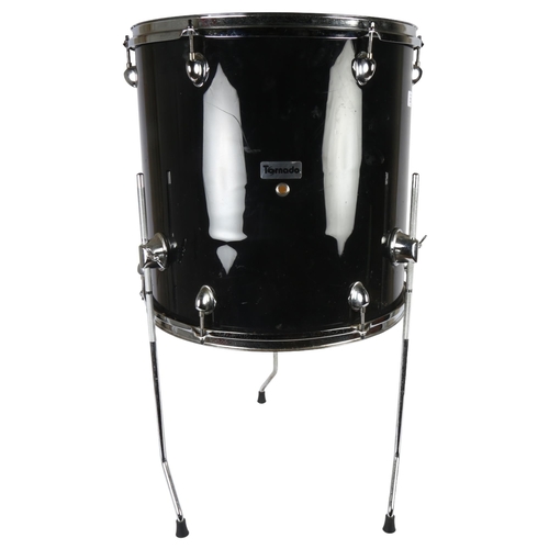 233 - TORNADO - a Mapex Tornado Floor Tom drum, with extendable legs, drum only, H43cm, D42cm